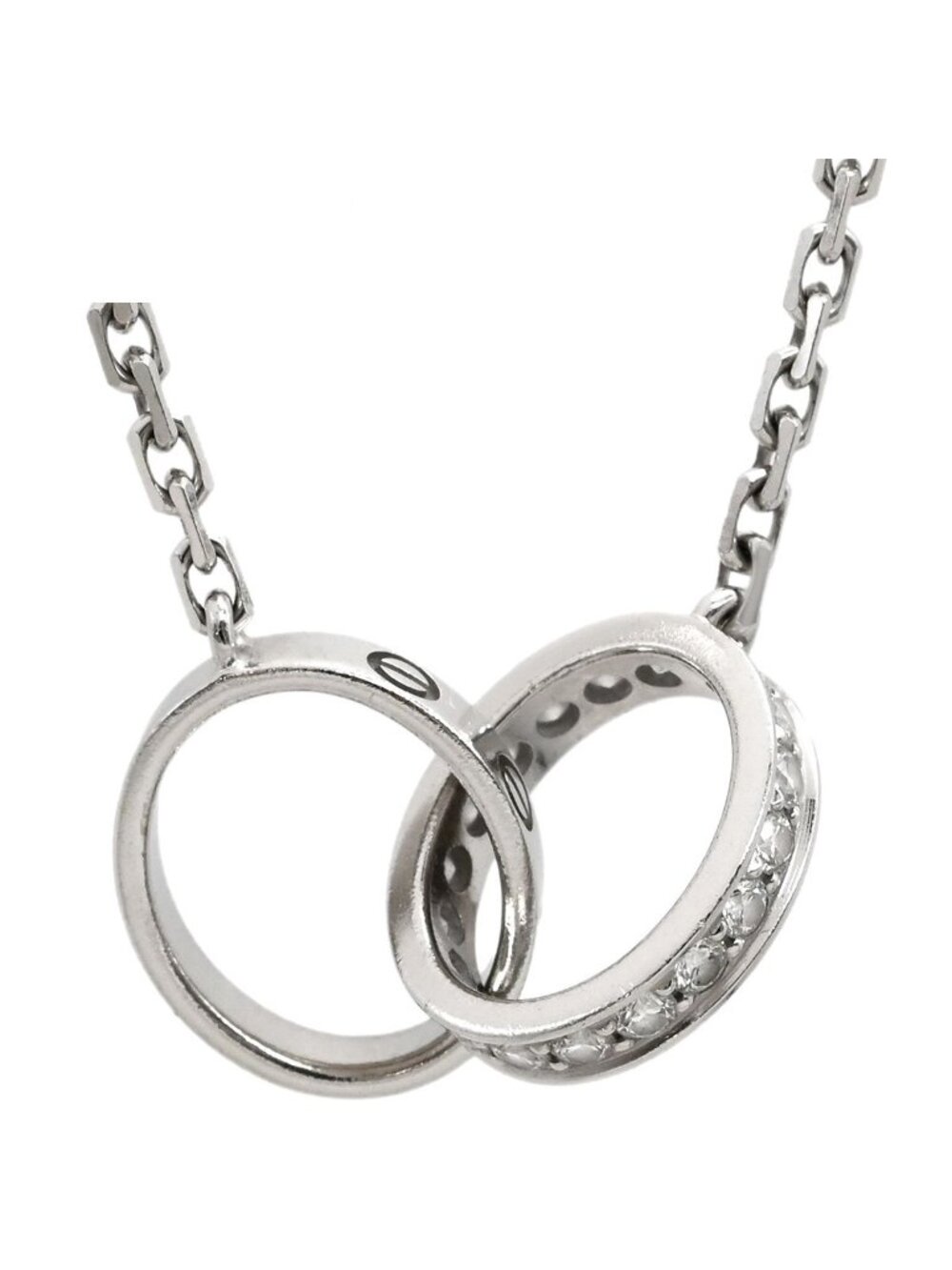 Cartier Necklace Baby Love White Gold Diamond